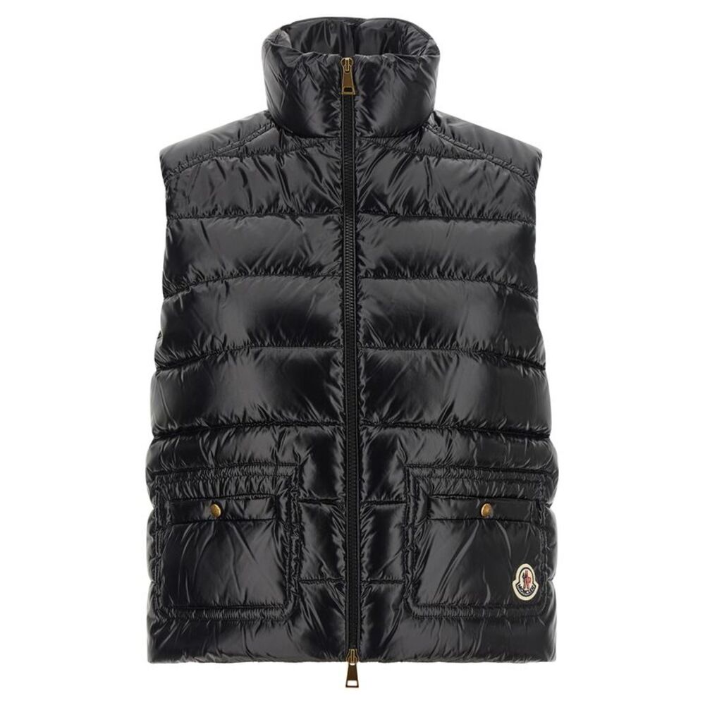Moncler Black Polyamide Sleeveless Women's Jacket